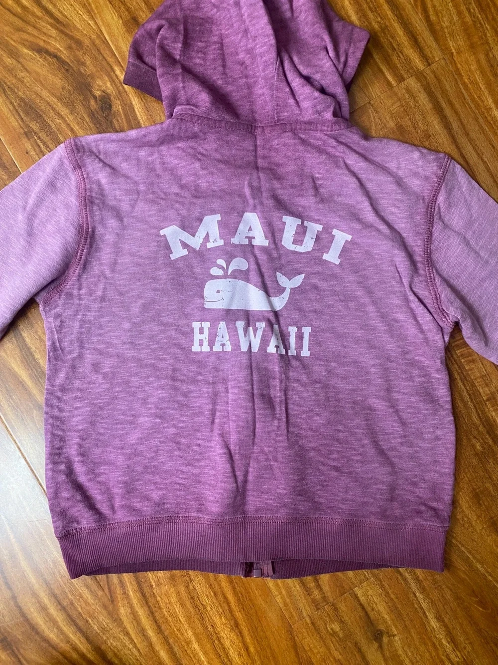 Justice Girls Tie Dye Pastel Hoodie + Plum Maui Hawaii Zip Up Hoodie Size 6/7